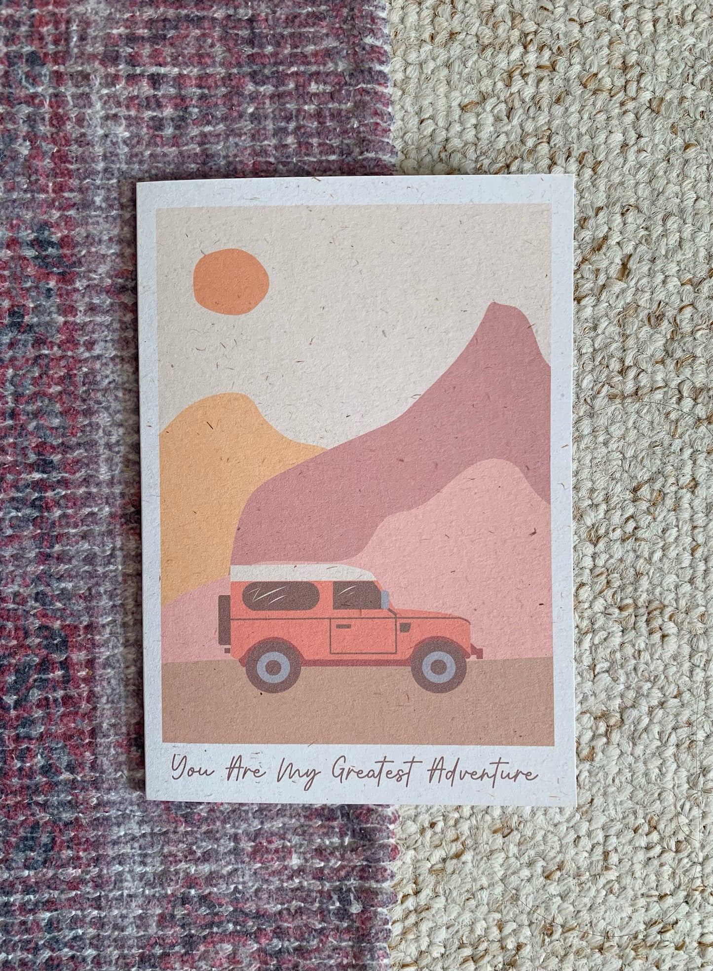 Boho Land Rover Defender Card