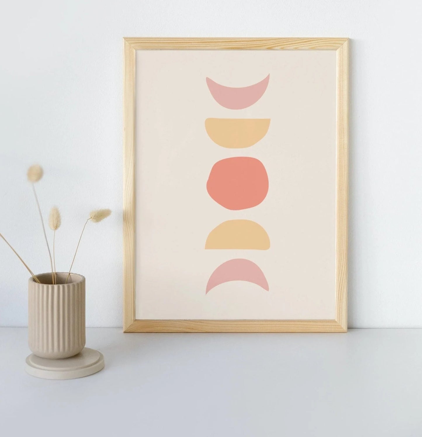 Boho Moon Phase Print