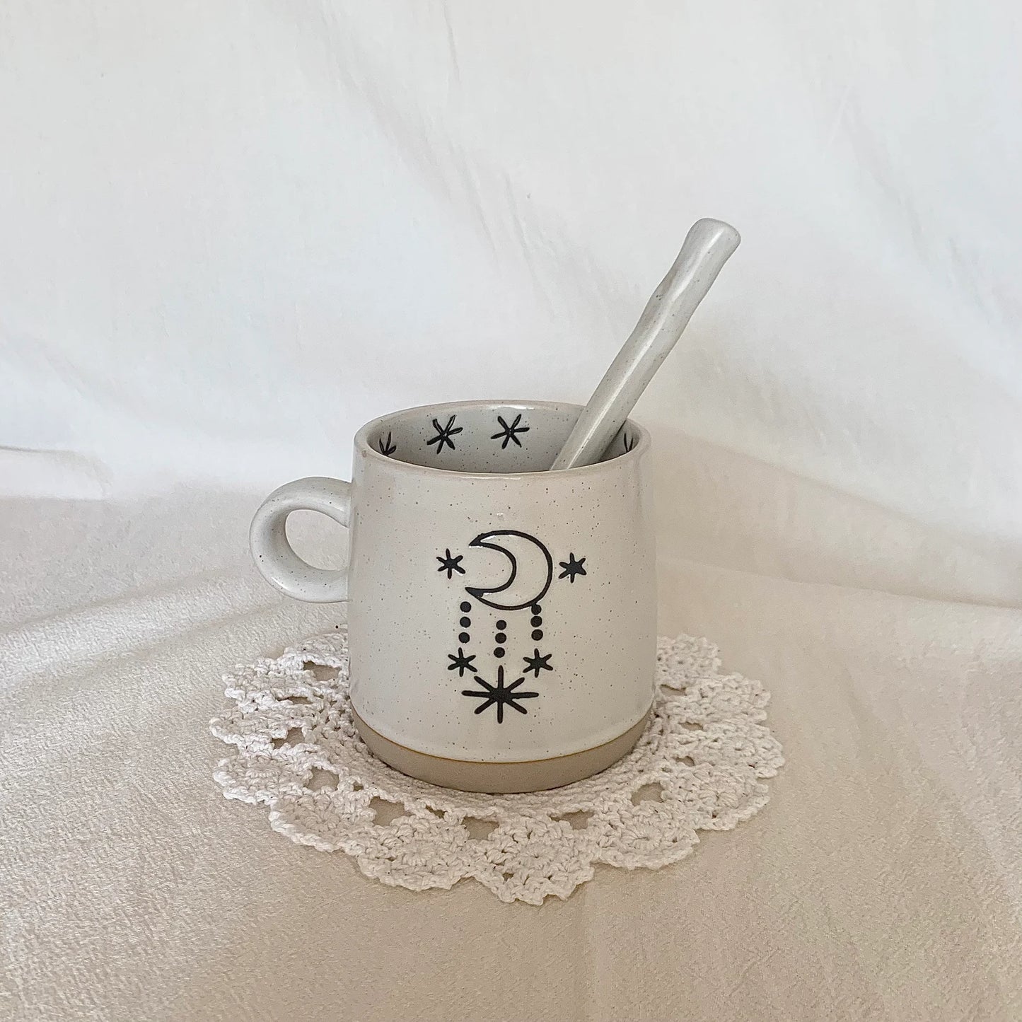 Handmade Henna Sun & Moon Mug