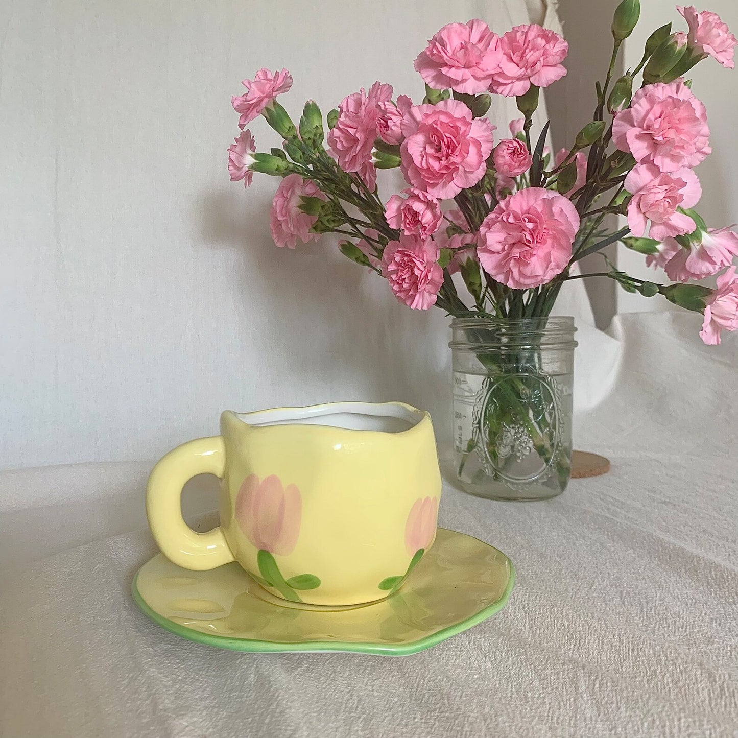 Hand Pinched Tulip Mug