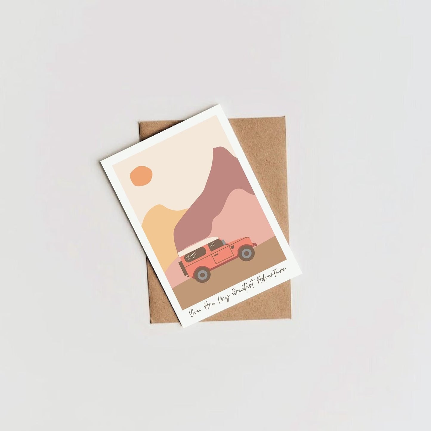 Boho Land Rover Defender Card